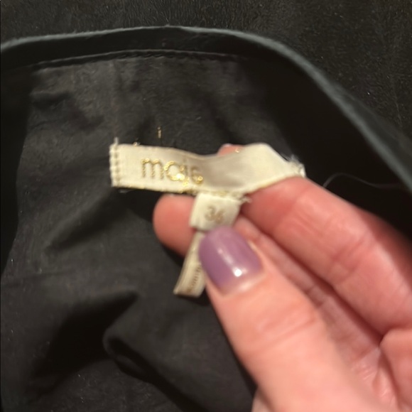 Maje Envela Fringe Western Black Skirt size 36 - Picture 3 of 7